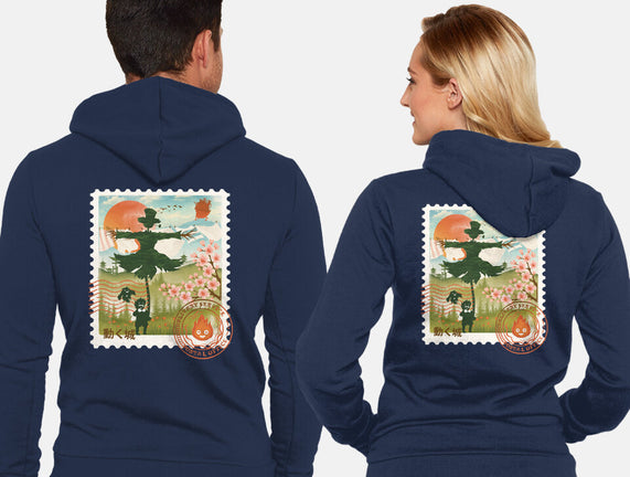 Howl's Moving Mail Stamp