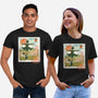 Howl's Moving Mail Stamp-Unisex-Basic-Tee-dandingeroz