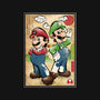 Super Plumber Bros Woodblock-None-Adjustable Tote-Bag-DrMonekers