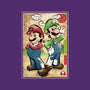 Super Plumber Bros Woodblock-None-Fleece-Blanket-DrMonekers