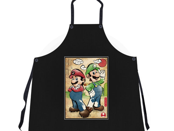 Super Plumber Bros Woodblock