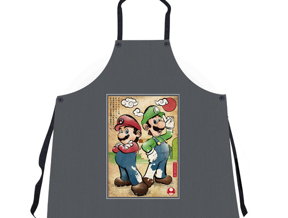 Super Plumber Bros Woodblock