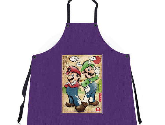 Super Plumber Bros Woodblock