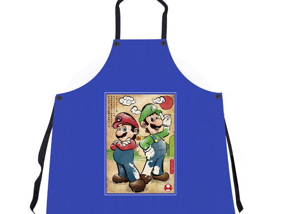Super Plumber Bros Woodblock