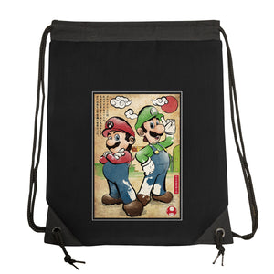 Super Plumber Bros Woodblock