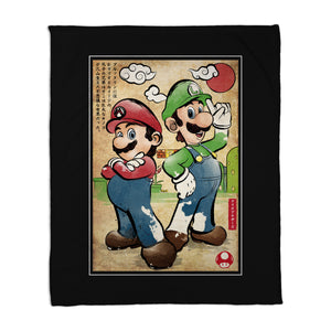 Super Plumber Bros Woodblock