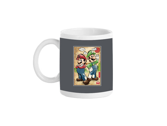 Super Plumber Bros Woodblock