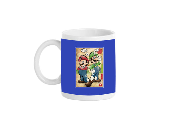 Super Plumber Bros Woodblock