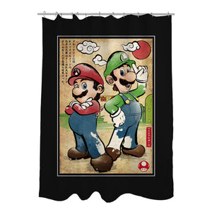 Super Plumber Bros Woodblock