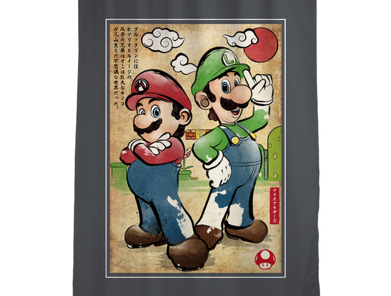 Super Plumber Bros Woodblock