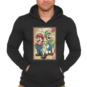 Super Plumber Bros Woodblock