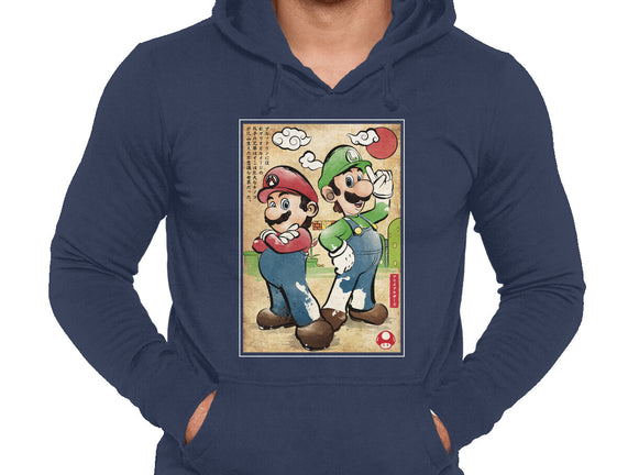 Super Plumber Bros Woodblock