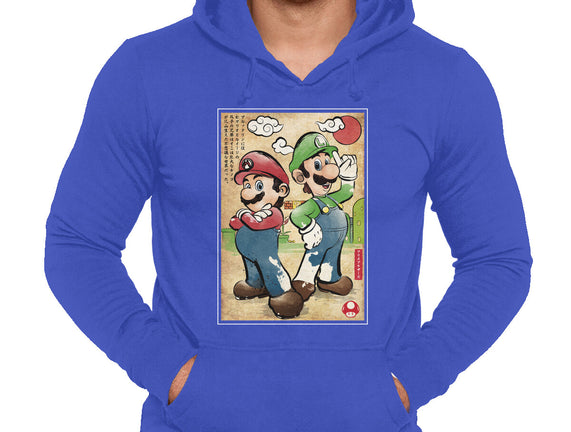 Super Plumber Bros Woodblock