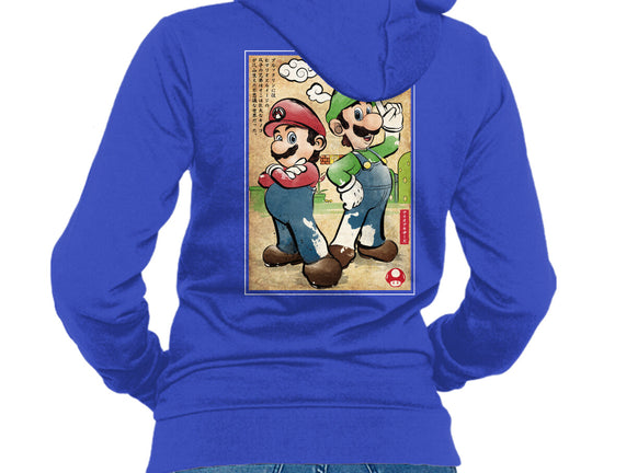 Super Plumber Bros Woodblock