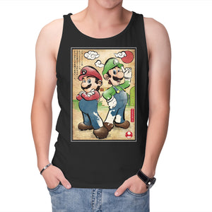 Super Plumber Bros Woodblock