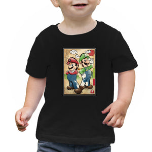 Super Plumber Bros Woodblock