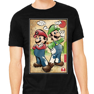 Super Plumber Bros Woodblock