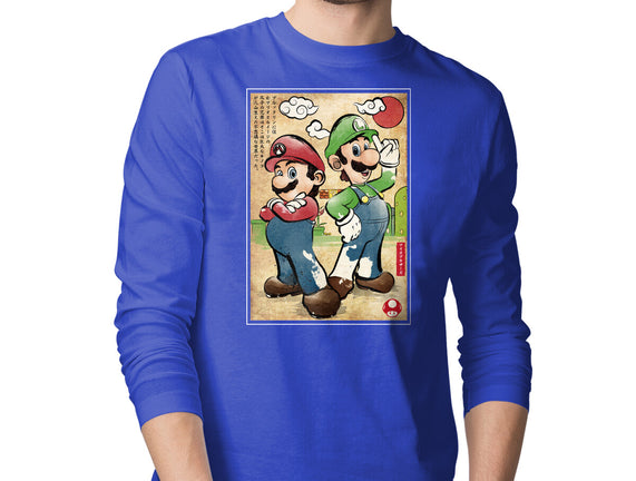 Super Plumber Bros Woodblock
