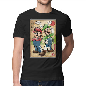 Super Plumber Bros Woodblock