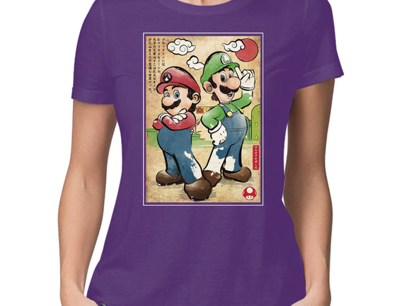 Super Plumber Bros Woodblock