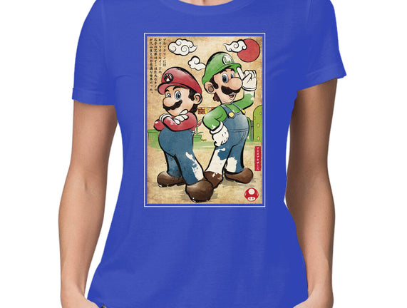Super Plumber Bros Woodblock