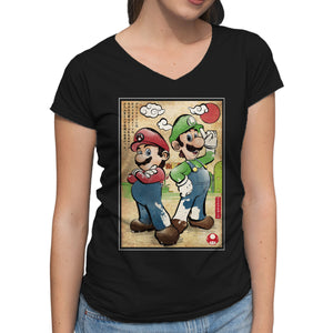 Super Plumber Bros Woodblock