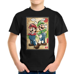 Super Plumber Bros Woodblock