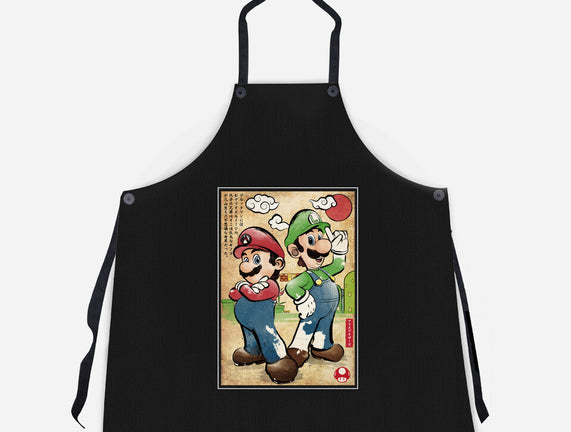 Super Plumber Bros Woodblock