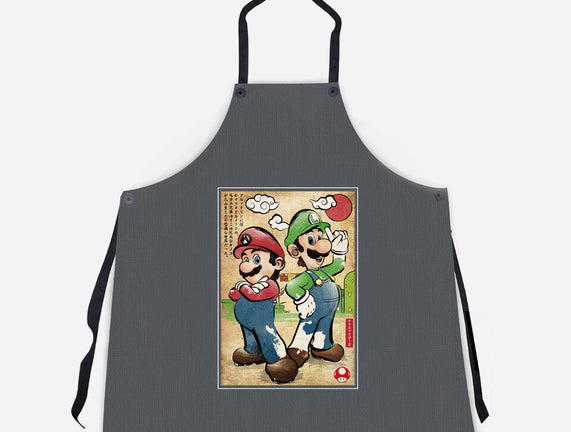 Super Plumber Bros Woodblock