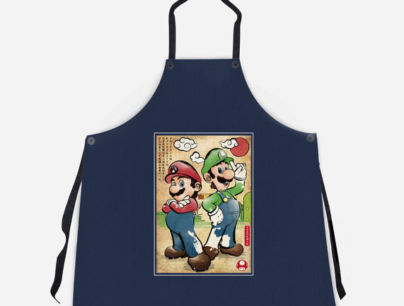 Super Plumber Bros Woodblock