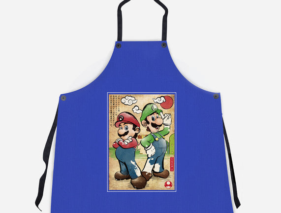 Super Plumber Bros Woodblock