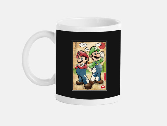 Super Plumber Bros Woodblock