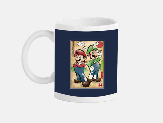 Super Plumber Bros Woodblock