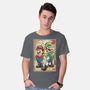 Super Plumber Bros Woodblock-Mens-Basic-Tee-DrMonekers