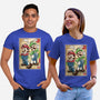 Super Plumber Bros Woodblock-Unisex-Basic-Tee-DrMonekers