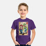 Super Plumber Bros Woodblock-Youth-Basic-Tee-DrMonekers