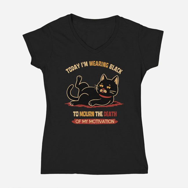 RIP Motivation-Womens-V-Neck-Tee-Trendlory
