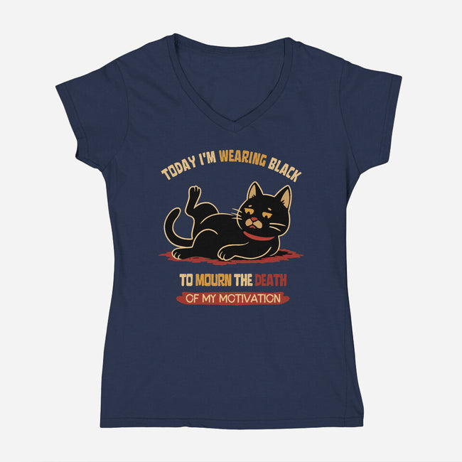 RIP Motivation-Womens-V-Neck-Tee-Trendlory