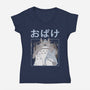 Spirits Night Out-Womens-V-Neck-Tee-GODZILLARGE