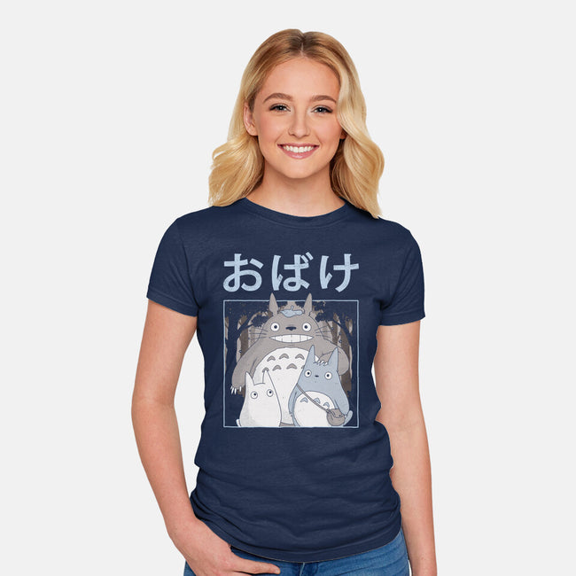 Spirits Night Out-Womens-Fitted-Tee-GODZILLARGE