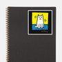 Cat Haring-None-Glossy-Sticker-vp021