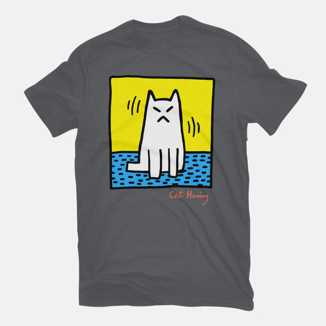 Cat Haring-Mens-Heavyweight-Tee-vp021