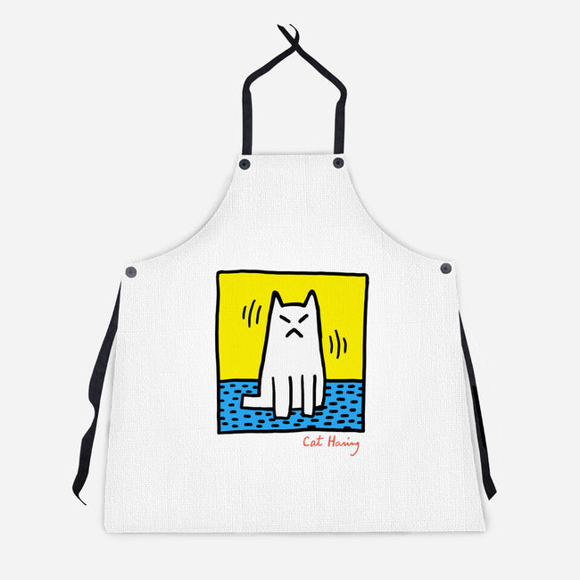 Cat Haring-Unisex-Kitchen-Apron-vp021