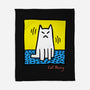 Cat Haring-None-Fleece-Blanket-vp021