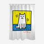 Cat Haring-None-Polyester-Shower Curtain-vp021
