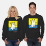 Cat Haring-Unisex-Crew Neck-Sweatshirt-vp021