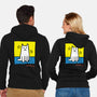 Cat Haring-Unisex-Zip-Up-Sweatshirt-vp021