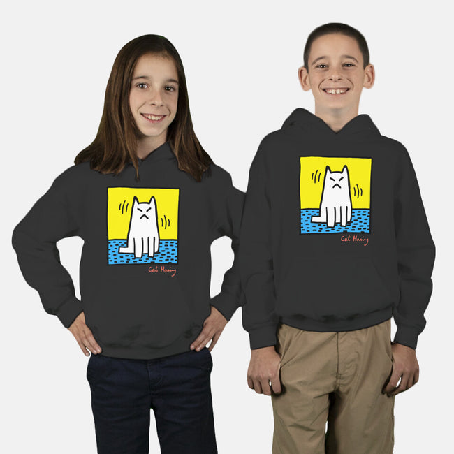 Cat Haring-Youth-Pullover-Sweatshirt-vp021
