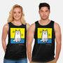 Cat Haring-Unisex-Basic-Tank-vp021
