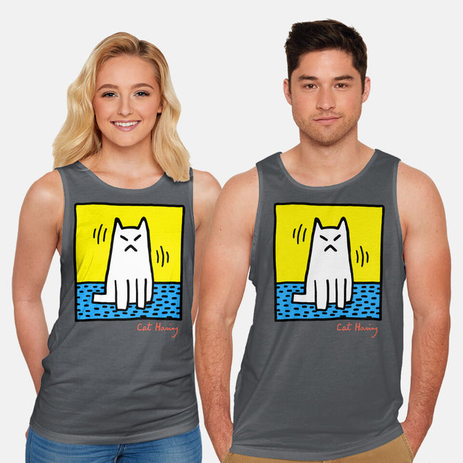 Cat Haring-Unisex-Basic-Tank-vp021